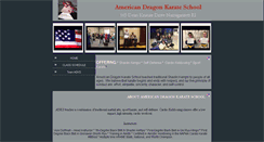 Desktop Screenshot of americandragonkarateschool.com